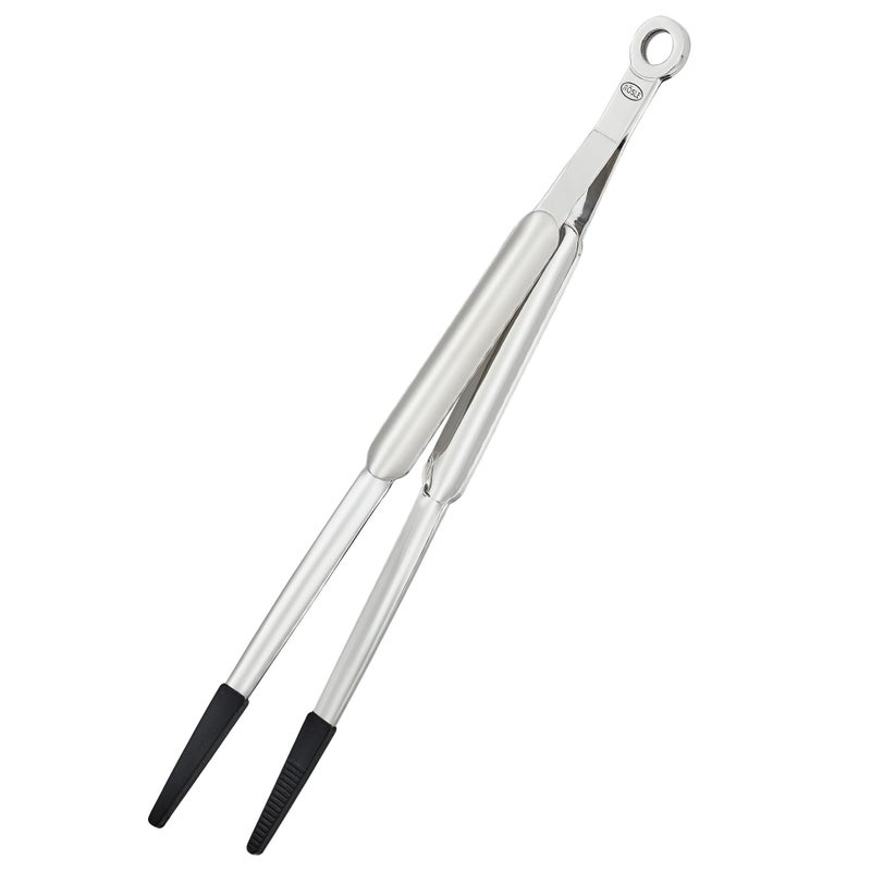 RÃ¶sle Rosle 12986 Stainless Steel Fine Tipped with Silicone Needle-Nose Pliers Cooking Tongs - Image 1
